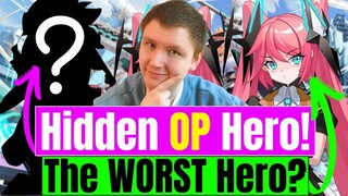 You should try this HIDDEN OP Hero! Also who are THE WORST Heroes? Q&A #5