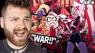 FINAL BATTLE??!!! | HAZBIN HOTEL - EPISODE 8 | FIRST TIME REACTION!