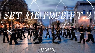 [巴塞罗那EST街头游行式群演][4K] JIMIN _ SET ME FREE PT. 2 (30 DANCERS)- Cover by EST CREW