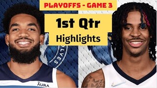 Memphis Grizzlies vs. Minnesota Timberwolves Full Highlights 1st QTR | April 21 | 2022 NBA Season