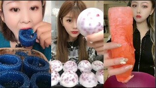 Ice Eating Thánh Ăn Đá Trào lưu Ăn Nước Đá màu sắc ASMR氷の咀嚼音#227