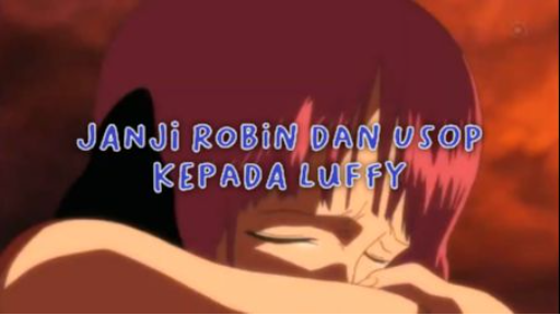 Janji Robin Dan Usop Terhadap Luffy