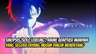 Sinopsis ‘SOLO LEVELING’, Anime Adaptasi Manhwa yang Segera Tayang Musim Dingin Mendatang