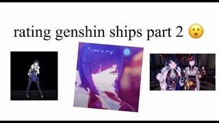 rating genshin impact ships || PART 2