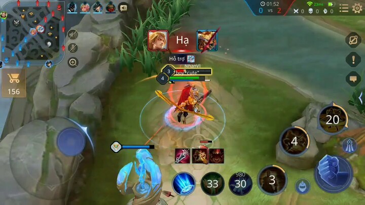 Những pha ăn mạng thần thánh ảo diệu trong Liên Quân Moblie AOV hay nhất