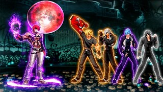 Kof Mugen Orochi Iori XII VS Rock Team!!