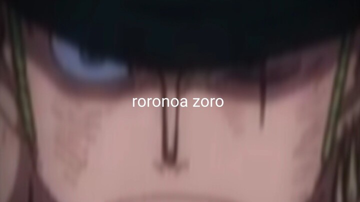 roronoa zoro