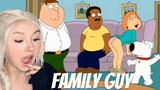 Family Guy - Most Awkward Moments REACTION!!!