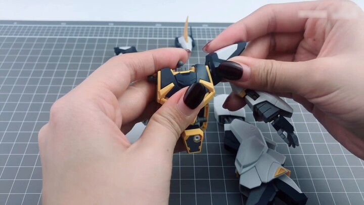 [Ducu Platter] Conscience good model Bandai HGUC Bazamu Prime Assembly process sharing Z Gundam's un