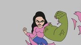 She hulk transformation animation(part-6)|She hulk|2d animation|Flipacalip @artbyarun01