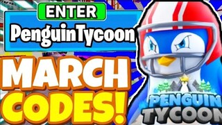 *MARCH 2022* ALL NEW SECRET OP CODES! Roblox Penguin Tycoon 🐧