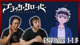 BLACK CLOVER Ending 1-13 REACTION! || Anime OP Reaction
