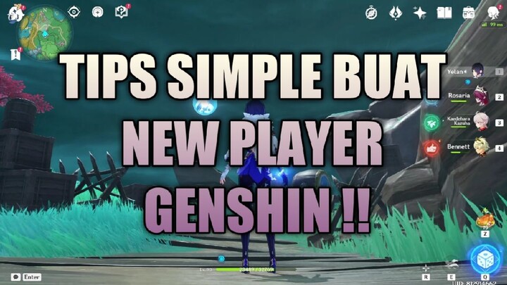 TIPS MAIN GENSHIN BUAT NEW PLAYER - AUTO PAHAM !!! - GENSHIN IMPACT INDONESIA