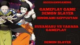 susamaru vs yahaba gameplay game demon slayer hinokami kepputan