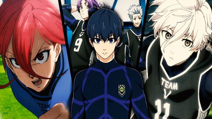 BLUE LOCK Anime Season  Complete All Episodes Hindi Urdu Dub | Football Anime | RZXGAMERS