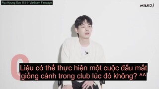 VIETSUB RYU KYUNG SOO trả lời phỏng vấn trên Cine 21 itaewon class