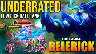 UNDERRATED!! BELERICK BEST BUILD 2022 - Mobile Legends [ Pro Player Belerick Gameplay ] KORCHAGIN