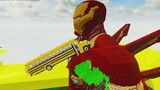 Simulator Penghancuran Teardown - Tantangan Mobil Hancurkan Iron Man