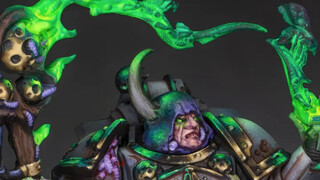 【elminiaturista】Warhammer 40k Death Guard Plague Warlock paint job clip