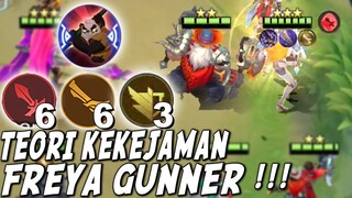 TEORI KEKEJAMAN HYPER FREYA GUNNER PAKE ABE 3 ! NENEEEENG FREYA MENGAMUUUUK !!!