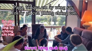 Lần đầu thăm nhà bố chồng chị Mai/được tặng quà/Cathy Gerardo Cuộc Sống Pháp