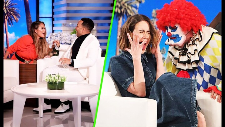The Best Of Ellen Scares Celebrities Part 1