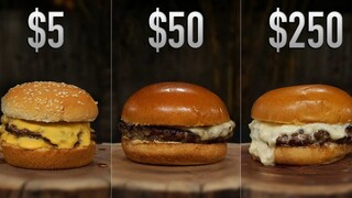 Homemade Cheeseburgers Priced from $5 to $250: Which One Tastes Better?