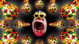 [Real Mouth] Socola bóng đèn nhiều màu sắc hấp dẫn #asmr #mukbang