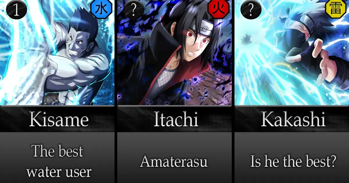 Top 5 Best Users Of Each Element In Naruto/Boruto Anime - Bilibili Top 5 Best Users Of Each Element In Naruto/Boruto Anime - Bilibili