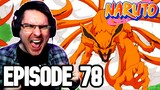 THE NINE TAILED FOX!! | Naruto Episode 78 REACTION | Anime Reaction