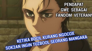 FANDOM AOT GARIS BOCIL INI MENG4NC4M AKAN MEMTUZBOOL HAJIME ISAYAMA! Gak Puas Ama Ending?