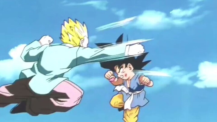 [ Dragon Ball ] Hitting you is like hitting a child!