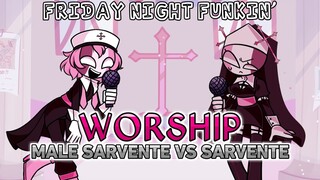 Male Sarvente Arrives! | Male Sarvente VS Sarvente (Friday Night Funkin')