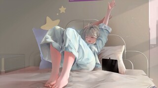 [Xingtong] The lazy dog was sealed in the quilt and failed to get up. She was so cute🥰