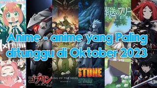 Inilah Anime - Anime yang paling ditunggu di Oktober nanti