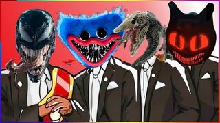VENOM & POPPY PLAYTIME & SKULL CRAWLER & CARTOON CAT - Coffin Dance X Baby Shark COVER