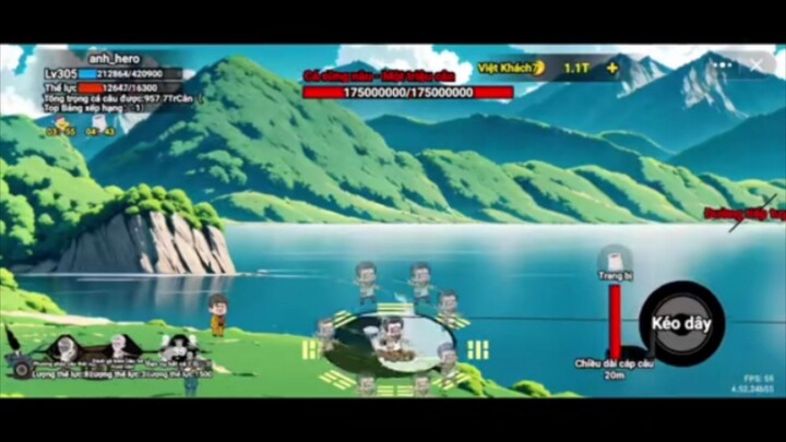 chiêu của giang lão thời đỉnh cao trong update mới của câu cá vạn cân 💀