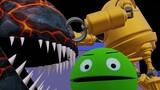 Animated shorts | Green Pac-Man vs Magma Pac-Man