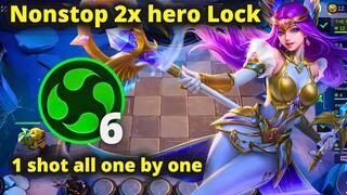 NON-STOP 2X STUN WITH 1 SHOT DAMAGE NEW META COMBO | MLBB MAGIC CHESS BEST SYNERGY COMBO TERKUAT