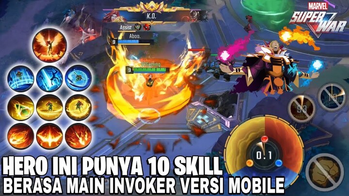 HERO PALING OP PUNYA 10 SKILL! BERASA MAIN INVOKER VERSI LITE - REVIEW PHOENIX MOBA MARVEL