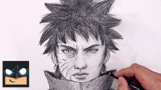 How To Draw Obito Uchiha | Anime Sketch Tutorial