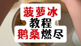 鹅桑燃尽！菠萝冰教程！