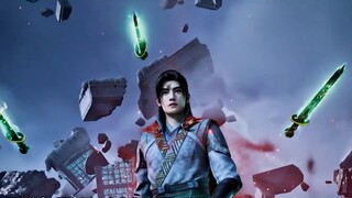 "Huyền Cốt suýt nữa thì bị Hàn Lão Mặc chọc giận. Cây trúc sấm sét màu vàng của đối phương dù có cố 