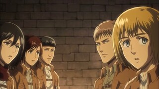 Eren having flashback, and think about Keith Shadis | Attack On Titan Season 3 Episode 11