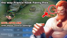 CARA HOOK FRANCO KENA TERUS AUTO AIM GINI CARANYA! | MOBILE LEGENDS