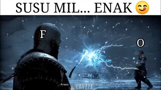 Susu Enak...😋 (Meme Kratos vs Thor)