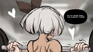 做卧推还能练下半身，真方便（） 【rak_  Comic Dub】