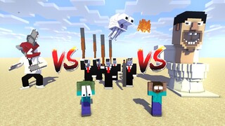 Monster School : SKIBIDI TOILET VS CHAINSAW MAN VS CAMERA - Minecraft Animation [ REUPLOAD ]