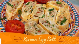 Tamagoyaki:: Korean Egg Roll: Korean Rolled Omelet- Korean Street Food || Life with Sana Official