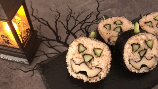 Masakan Kreatif | Jack-O'-Lantern Sushi Of Hallowmas